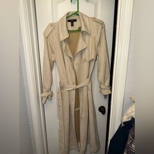 Forever 21 Women's Beige Trench Coat